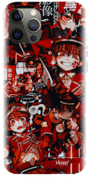 Husa din silicon compatibila cu Apple iPhone 12 Pro Max - model Anime Red 