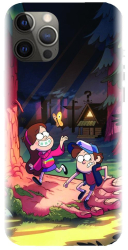 Husa din silicon compatibila cu Apple iPhone 12 Pro Max - model Gravity Falls 