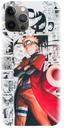 Husa din silicon compatibila cu Apple iPhone 12 Pro Max - model Naruto Aesthetic 