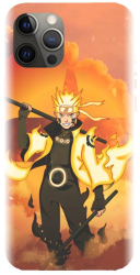 Husa din silicon compatibila cu Apple iPhone 12 Pro Max - model Naruto Uzumaki 