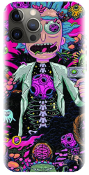 Husa din silicon compatibila cu Apple iPhone 12 Pro Max - model Rick And Morty 