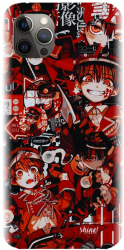 Husa din silicon compatibila cu Apple iPhone 12 Pro - model Anime Red 