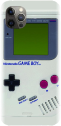 Husa din silicon compatibila cu Apple iPhone 12 Pro - model Retro Game Boy 