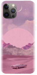Husa din silicon compatibila cu Apple iPhone 13 Pro Max - model Collage Pink 