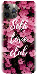 Husa din silicon compatibila cu Apple iPhone 13 Pro - model Love Self Love Club 