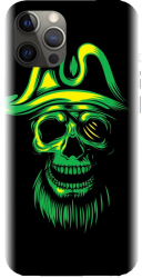 Husa din silicon compatibila cu Apple iPhone 13 Pro - model Pirate Skull 