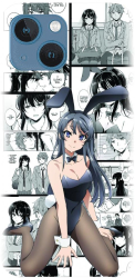 Husa din silicon compatibila cu Apple iPhone 14 - model Bunny Girl 