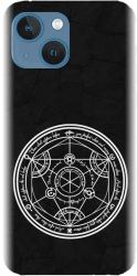 Husa din silicon compatibila cu Apple iPhone 14 Plus - model Anime Transmutation Circle