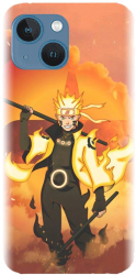Husa din silicon compatibila cu Apple iPhone 14 Plus - model Naruto Uzumaki 