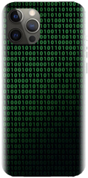 Husa din silicon compatibila cu Apple iPhone 14 Pro Max - model Binary Code 