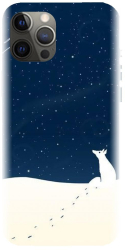 Husa din silicon compatibila cu Apple iPhone 14 Pro Max - model Winter Night 