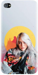 Husa din silicon compatibila cu Apple iPhone 4 / 4S - model Billie Eilish 