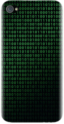 Husa din silicon compatibila cu Apple iPhone 4 / 4S - model Binary Code 