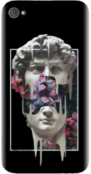 Husa din silicon compatibila cu Apple iPhone 4 / 4S - model Contemporary Art 1 