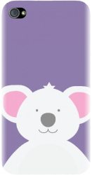 Husa din silicon compatibila cu Apple iPhone 4 / 4S - model Urs Koala 