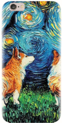 Husa din silicon compatibila cu Apple iPhone 5 / 5S / 5G / SE - model Doggy Night 