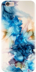 Husa din silicon compatibila cu Apple iPhone 5C - model Ink Flowers 