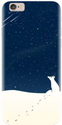 Husa din silicon compatibila cu Apple iPhone 5C - model Winter Night 