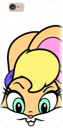 Husa din silicon compatibila cu Apple iPhone 6 / 6S - model Lola Bunny 