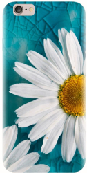 Husa din silicon compatibila cu Apple iPhone 6 Plus - model Flower Power 