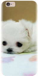 Husa din silicon compatibila cu Apple iPhone 6 Plus - model Puppies 001 