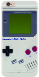 Husa din silicon compatibila cu Apple iPhone 6 Plus - model Retro Game Boy 