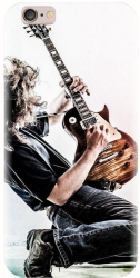 Husa din silicon compatibila cu Apple iPhone 6 Plus - model Rock Star 