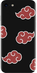 Husa din silicon compatibila cu Apple iPhone 8 - model Anime Akastuki 