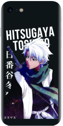 Husa din silicon compatibila cu Apple iPhone 8 - model Anime Hitsugaya 