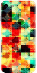 Husa din silicon compatibila cu Apple iPhone 8 - model Colorful Abstract 