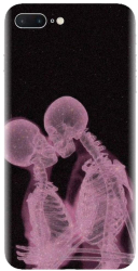 Husa din silicon compatibila cu Apple iPhone 8 Plus - model X Ray 