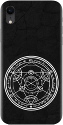 Husa din silicon compatibila cu Apple iPhone XR - model Anime Transmutation Circle 