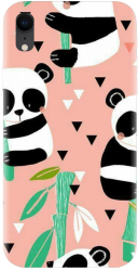 Husa din silicon compatibila cu Apple iPhone XR - model Baby panda 001 