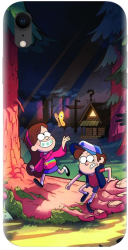 Husa din silicon compatibila cu Apple iPhone XR - model Gravity Falls 