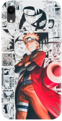 Husa din silicon compatibila cu Apple iPhone XR - model Naruto Aesthetic 