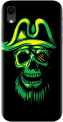 Husa din silicon compatibila cu Apple iPhone XR - model Pirate Skull