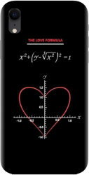 Husa din silicon compatibila cu Apple iPhone XR - model The Love Formula 