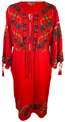 Rochie dama casual RC24 rosu marimea L 