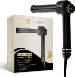 Ondulator Hot Tools Curlbar Pro Artist Black Gold collection 25 mm 8 trepte de temperatura cronometru pentru bucle HTCURL1181BG 
