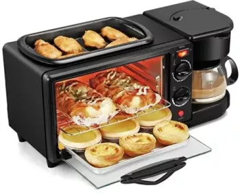 Aparat multifunctional 3 in 1 mic dejun cuptor gratar filtru cafea