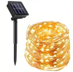 Banda Led cu Incarcare Solara Lumina Alba 