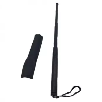 Baston telescopic din otel 50 cm 3 sectiuni Dalimag husa prindere 