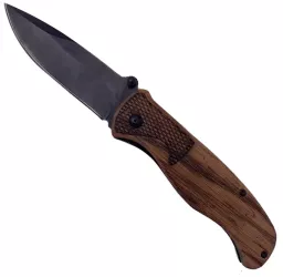 Briceag manual Maner Lemn Maro Lama Otel Sistem Prindere la Curea 20.5 cm 