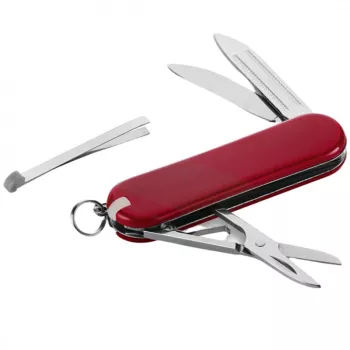 Briceag multifunctional metal cu 5 functii Dalimag 59 x 17 x 8 mm rosu 