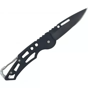 Briceag supravietuire Negru Model Gauri prindere curea 15 cm 