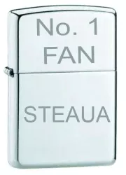 Bricheta Argintie Gravata No.1 FAN Steaua 