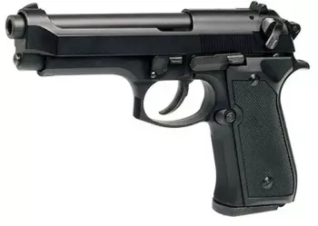 Bricheta Pistol Anti-Vant Tip Revolver Beretta Negru 14 cm 