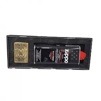 Bricheta Tip Zippo 3D Relief Metalica Canabis 2 Lichid Zippo 125 ml 