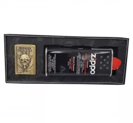 Bricheta Tip Zippo 3D Relief Metalica Grass2 Lichid Zippo 125 ml 