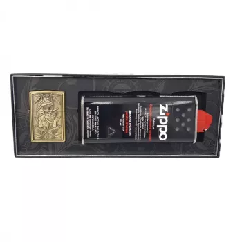 Bricheta Tip Zippo 3D Relief Metalica Weed 3 Lichid Zippo 125 ml
